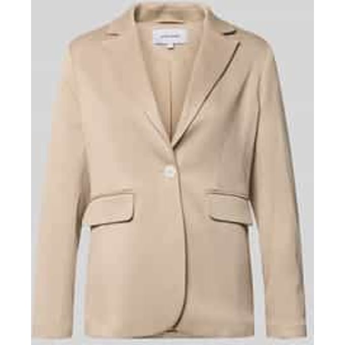 regular fit blazer met klepzakken