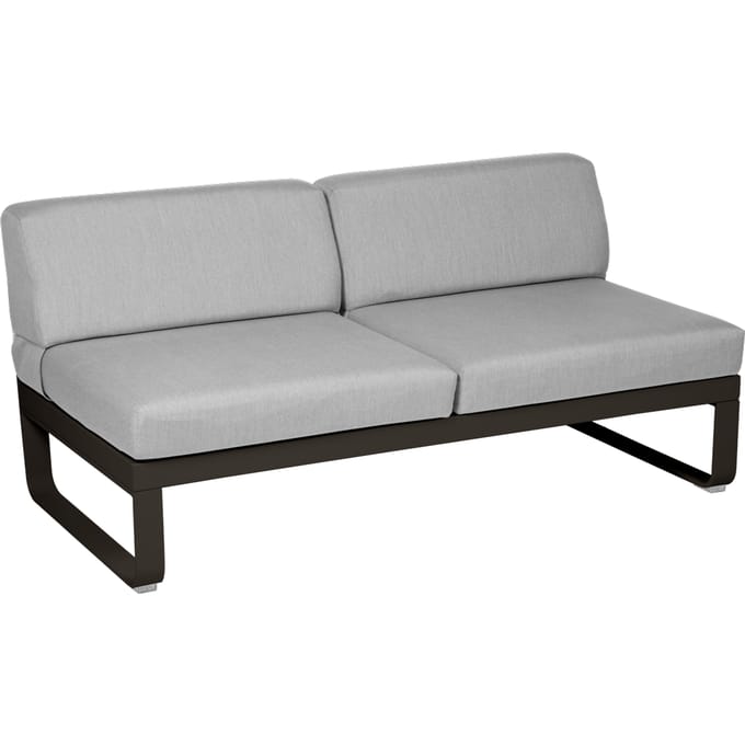 Fermob BELLEVIE 2-zits middenmodule - E3 Tonka - 79 Flanelgrijs
