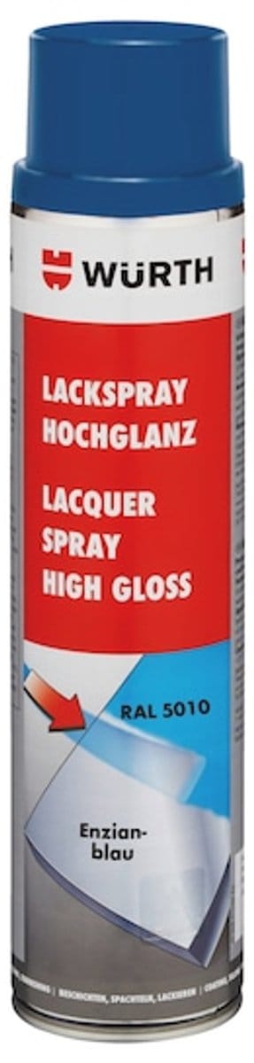 Wurth - Lakspray nitroalkydkwaliteit hoogglans - lakspray, hoogglans inhoud 600 ml