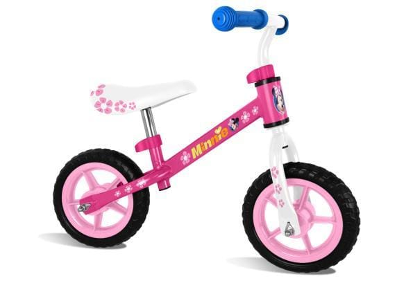 Disney Loopfiets Minnie Mouse - Loopfiets - Meisjes - Roze;Wit - 10 Inch