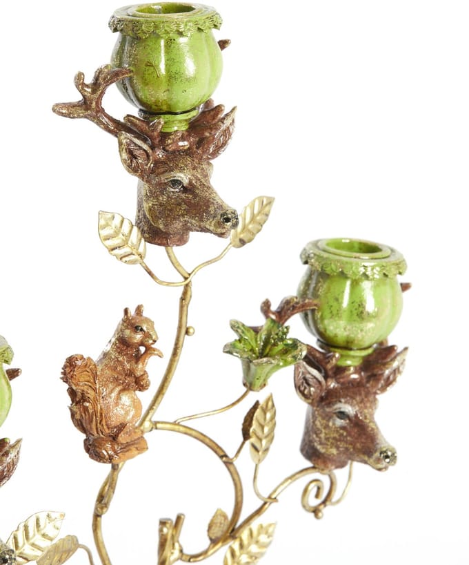 Light & Living - Kandelaar SORYN - 29.5x12.5x44 cm - Groen