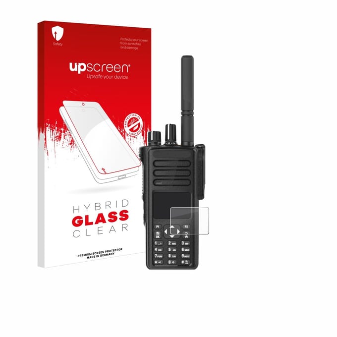 upscreen - Screenprotector voor Motorola DP4801e - Folie Beschermfolie Beschermglas transparant