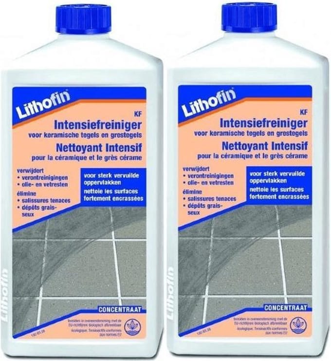 Lithofin KF Intensiefreiniger KERAMISCHE TEGELS - 2 x 1L - Voordeelpack