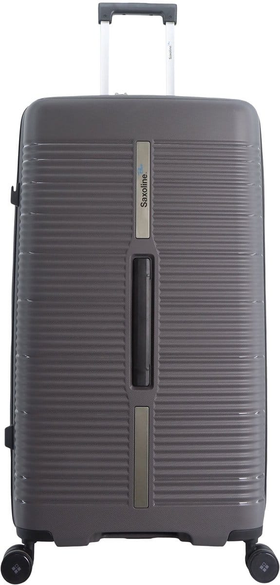 Saxoline Blue Overly Harde koffer / Trolley / Reiskoffer - (Large) - Zilver - Zilver / Large