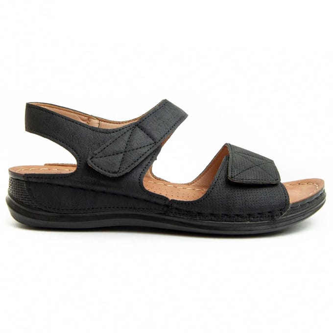 Montevita Heel Sandal Colina in Zwart