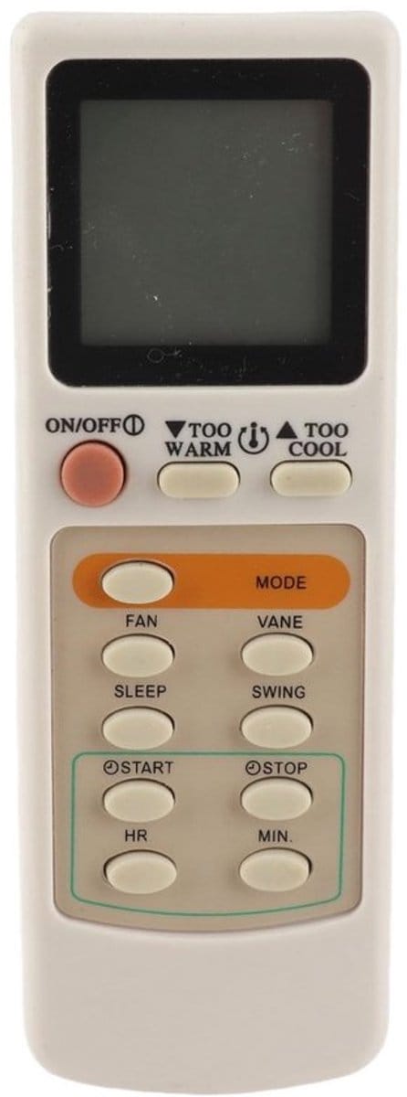 Allecto - Airconditioner Afstandsbediening - M09 Vervanging