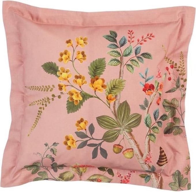 Pip Studio Wild And Tree Square Sierkussen Pink 45 x 45 cm