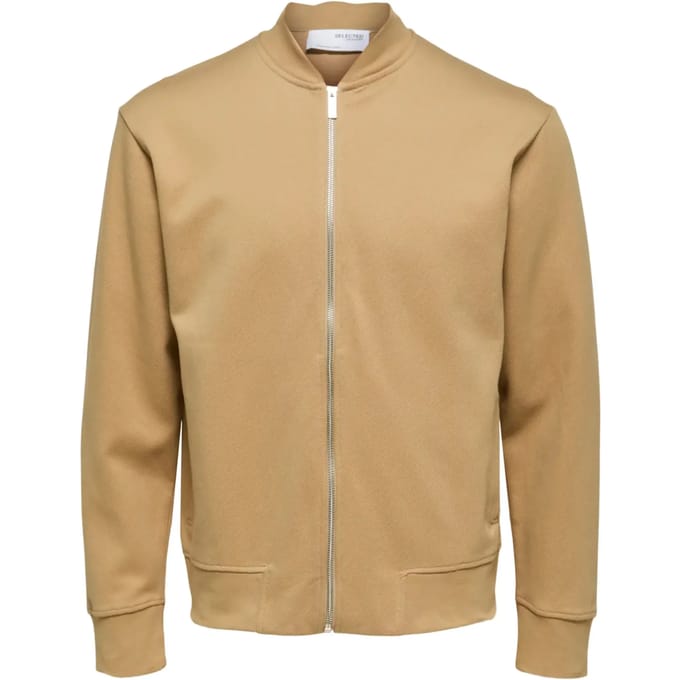 Zip-up sweatshirt Selected Barracuda