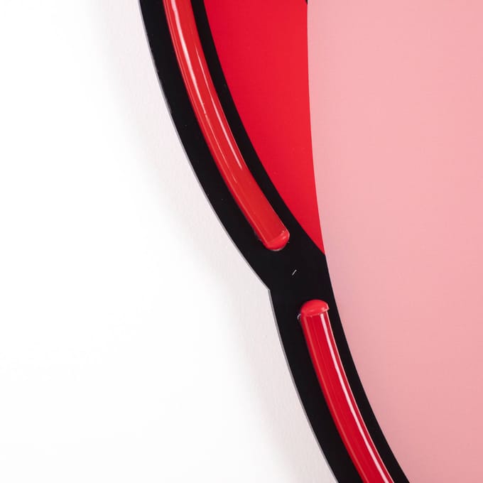Seletti Studio Job Led Neon Signs Tong Wandlamp Rood