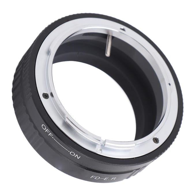 Camera Lens Mount Adapter Ring Handmatige Focus Aluminiumlegering voor FD naar voor R Adapter Ring voor black