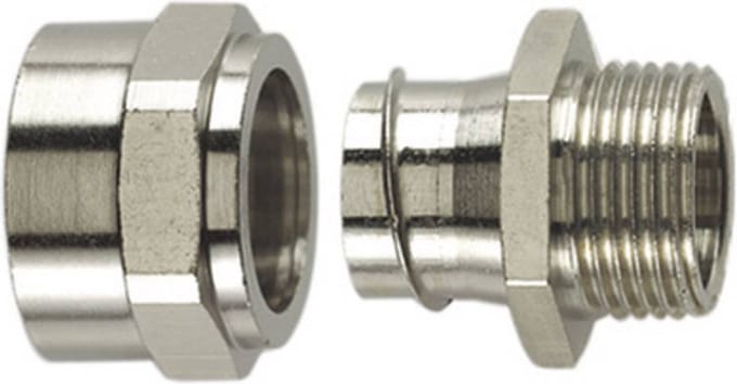 HellermannTyton 166-33800 PCSB12-FM-M16 Slangbevestiging Metaal M16 10.20 mm Recht 1 stuk(s)