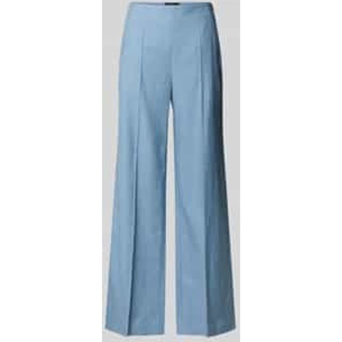 slim fit marlene-broek van linnenmix