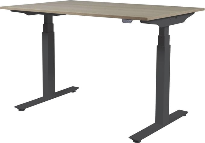Zit Sta Bureau - Plus Elek 140x80 robson -zwart frame