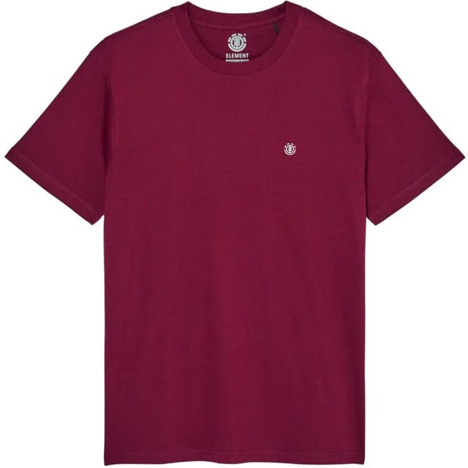 Element Icon Embroidery T-Shirt rood