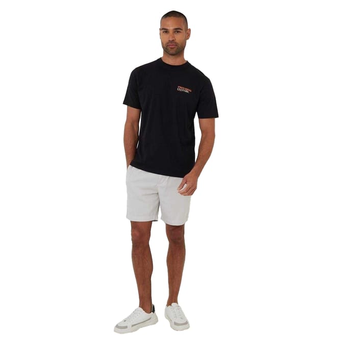 Threadbare Unisex Walt Regular T-shirt voor volwassenen (Zwart)