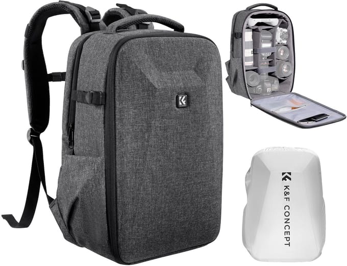 K&F Concept 22L hard shell camera rugzak rugtas foto video