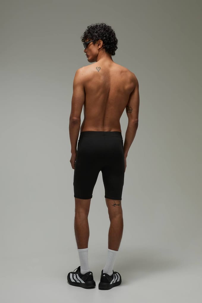 Common Pace Running Performance Half Tight | Black | Size Small