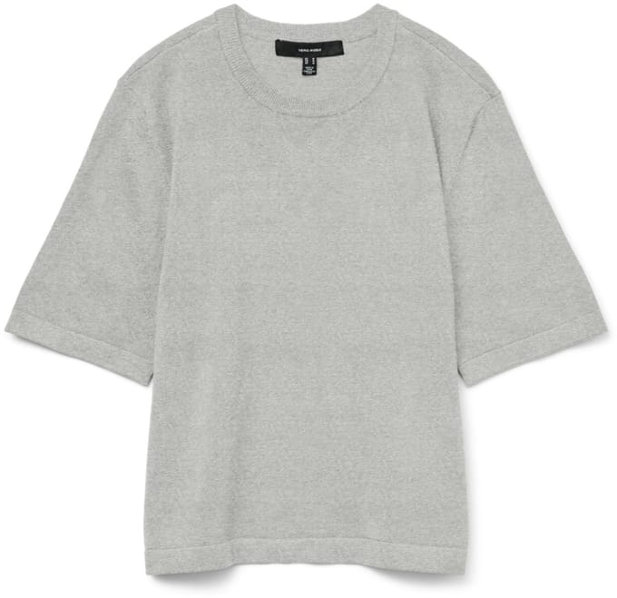 Vero Moda Trui Vmsilje 2/4 O-nck Oversize Pull Ga 10320460 Light Grey Melange Dames Maat - M