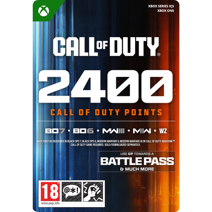 2400 CALL OF DUTY POINTS