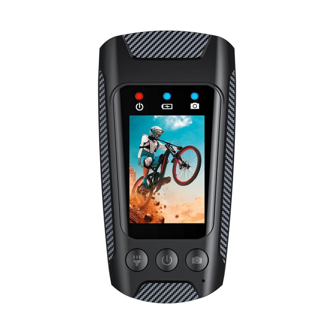 4K 60FPS Multifunctionele Fietscamera Fietscamera Motorfietscamera Regenbestendig 2.0 Inch IPS zwart