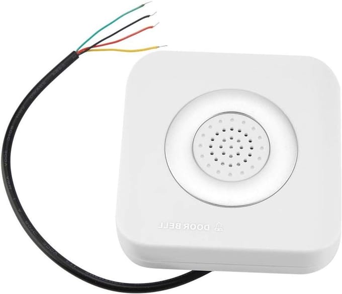 Deurbel met 90DB ingebouwde luidspreker - Bedrade deurbel voor thuiskantoor 12V - content nodig .