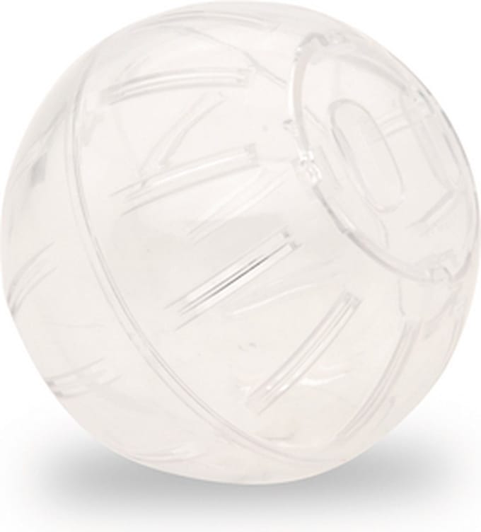 Hamsterbal premium, transparant. 12,5 cm.
