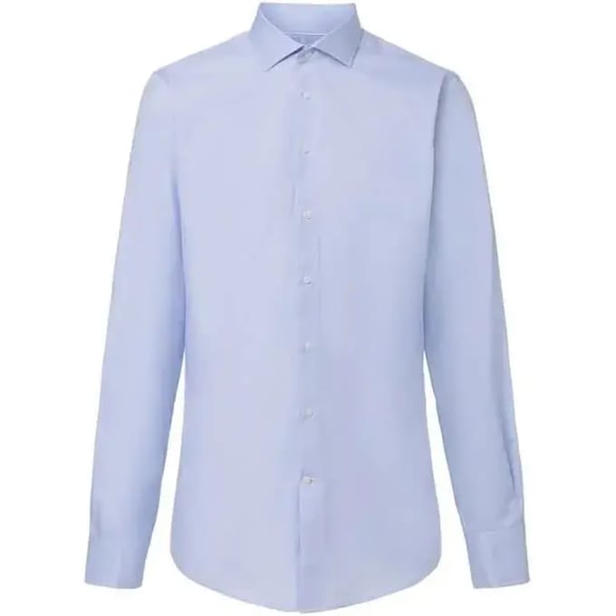 Hackett Poplin Classic Dc Overhemd Met Lange Mouwen Blauw XL-2XL Man
