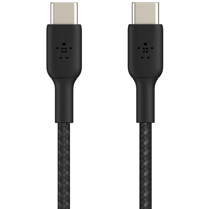 Belkin BOOST↑CHARGE Braided - USB-C naar USB-C Kabel - 1 Meter - 60W - Zwart
