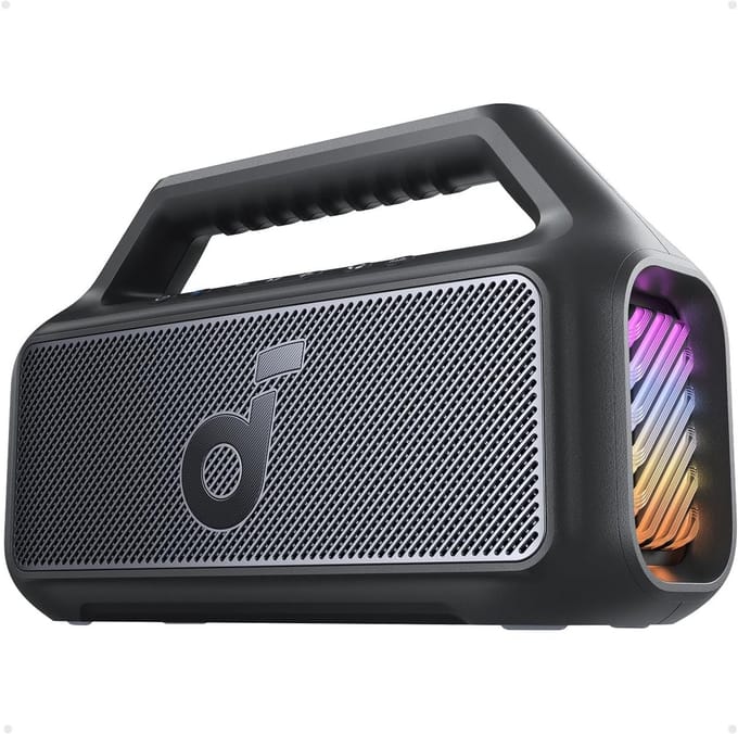 Draagbare speaker - Bluetooth geluidsbox - Muziek streamen - 80W subwoofer - 296 cm - Zwart