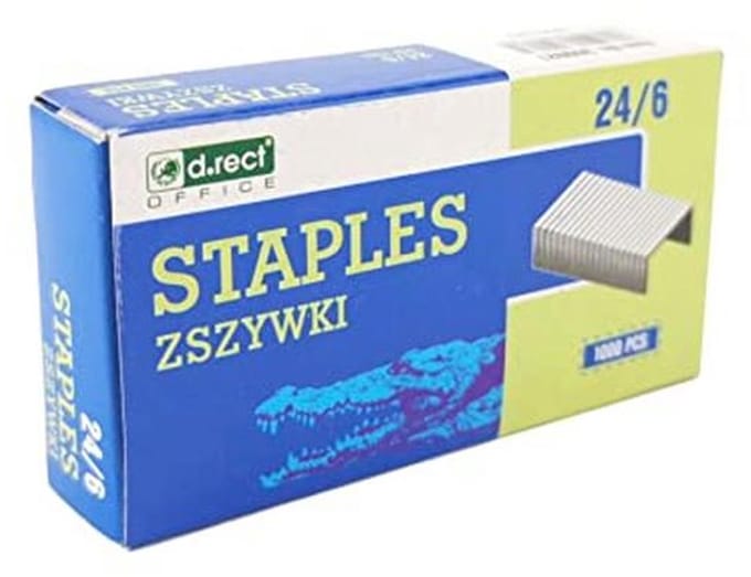 Nietjes 24/6 voor Kantoor Nietmachines en Tacker - 1000 Stuks