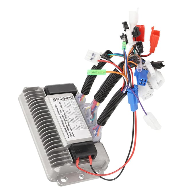 1000W Borstelloze Controller Sinusgolven 60V72V Universeel 3 Modi Gegoten Aluminium Behuizing E-bikes Onderdelen gray