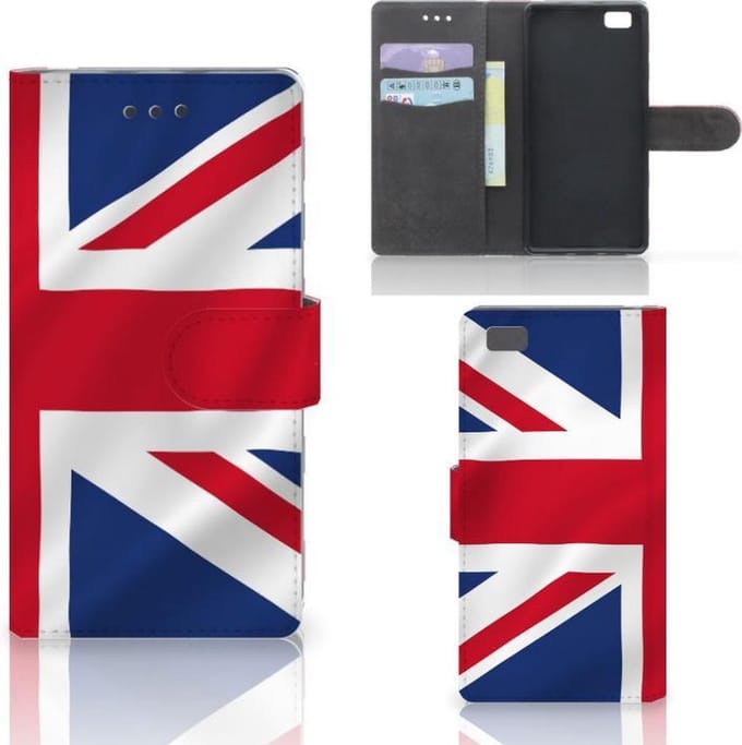 Book Case voor Huawei Ascend P8 Lite Bookstyle Case Groot-Brittannië