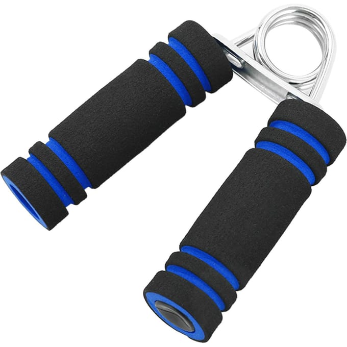 Handknijper Kracht Trainer Schuim Handvat Antislip Onderarm Trainingsapparatuur voor black