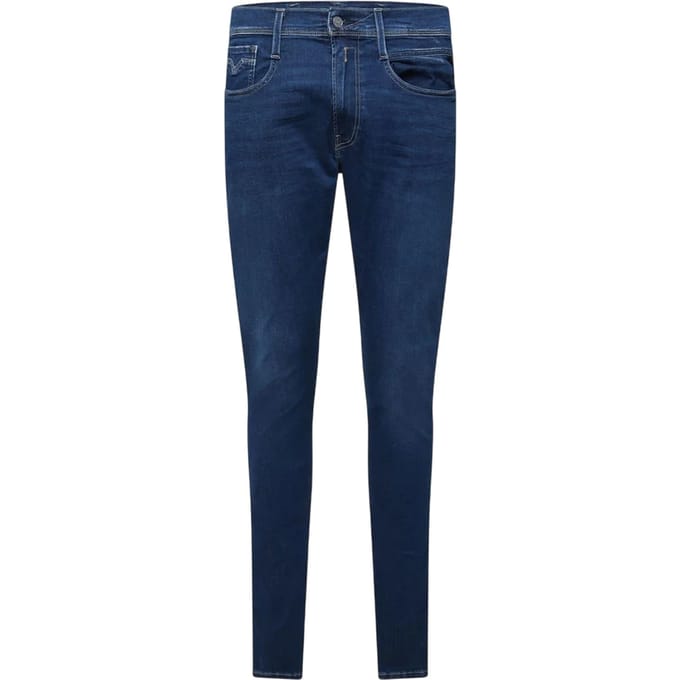 Replay Anbass Slim-fit herenjeans (Blauw)