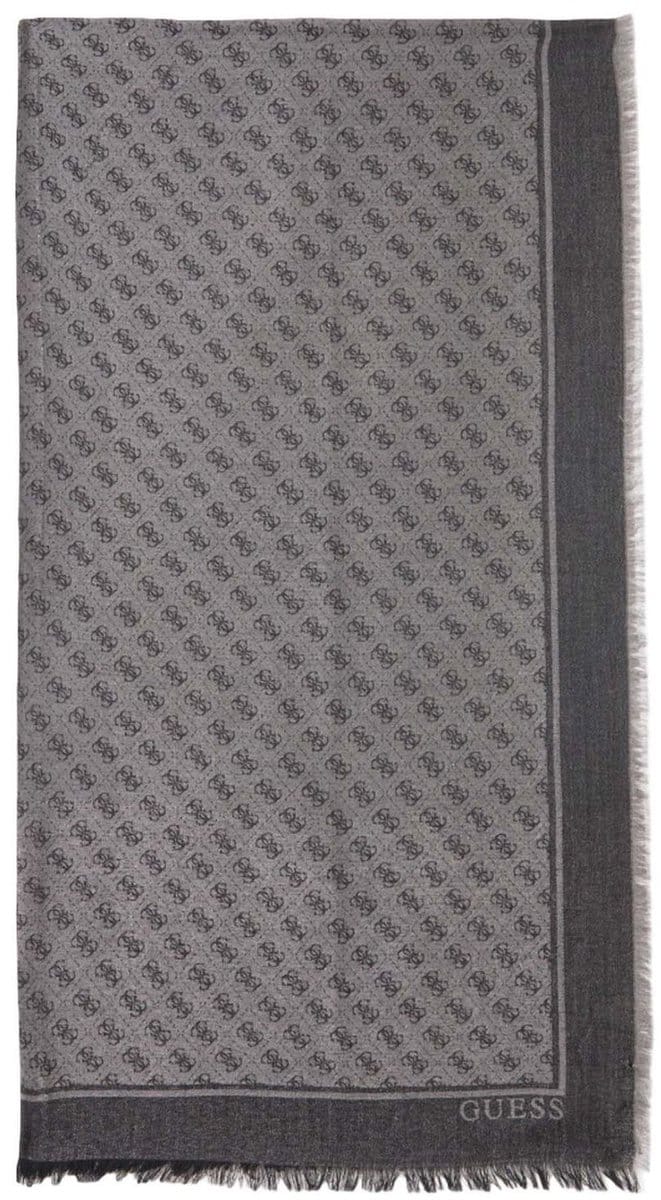 Guess Sjaal 90x180 Dames - Zwart - Rechthoekig - One Size