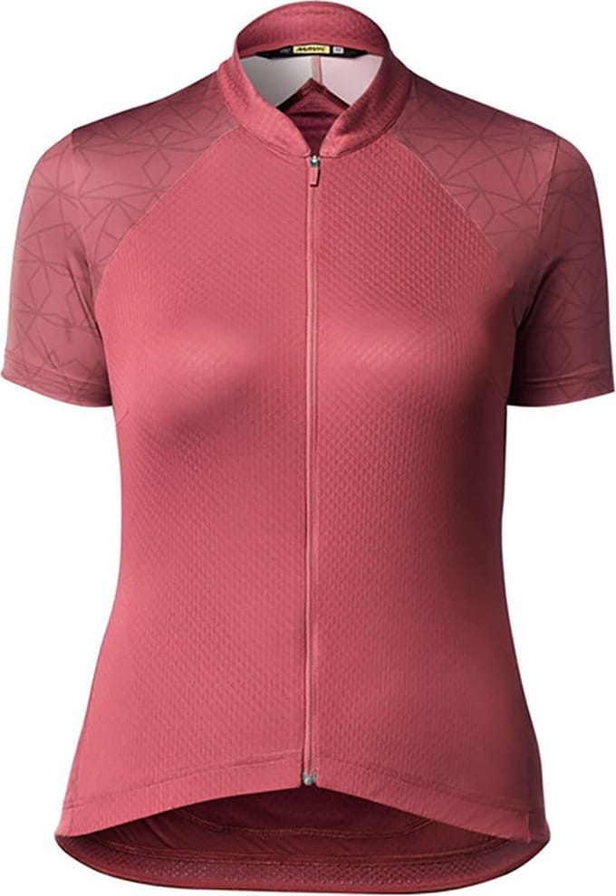 Mavic Sequence Korte Mouw Wielertrui Rood S Vrouw