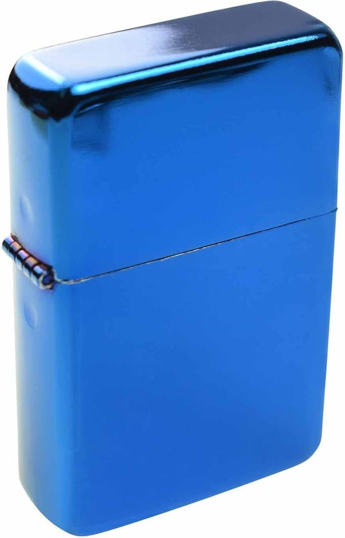 Benzine Aansteker Blauw
