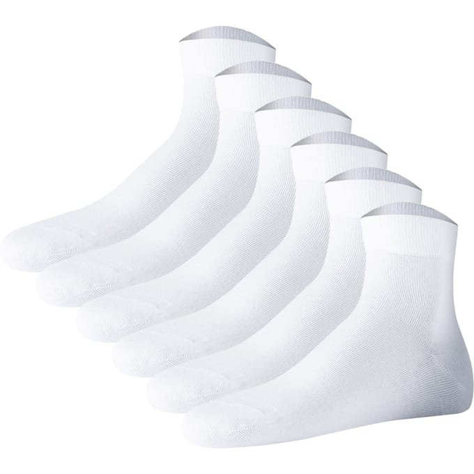 JOOP! Sokken Unisex premium essential cotton Quarter 6p Set van 6
