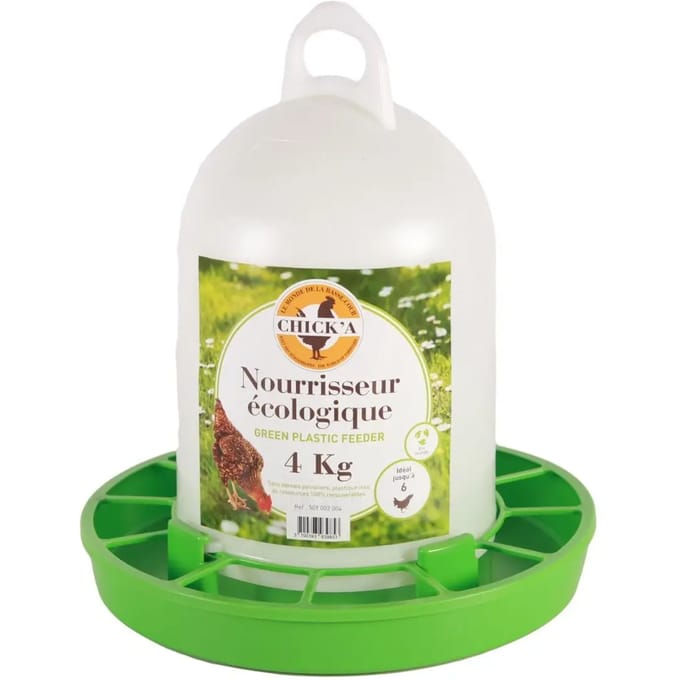 Pluimveevoederautomaat met trechter Chick'A