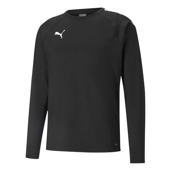 Puma Heren TeamLIGA Langsleeve T-Shirt (Zwart/Wit)