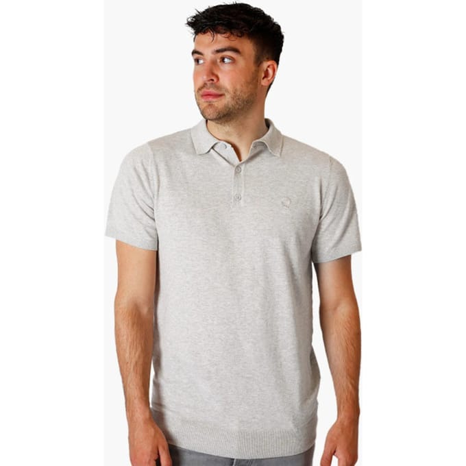 Q1905 Polo shirt hessum licht melange
