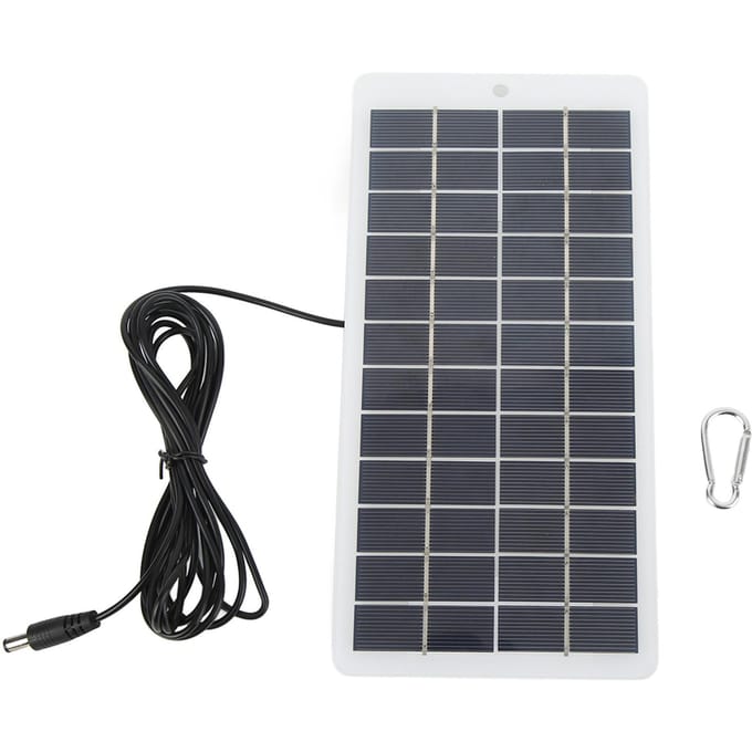 Draagbaar zonnepaneel met hoog rendement, weerbestendige zonne-opladercel met DC-interface voor gray