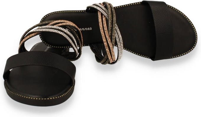 Mode-mania Dames Slipper | Zwart | Maat: 38