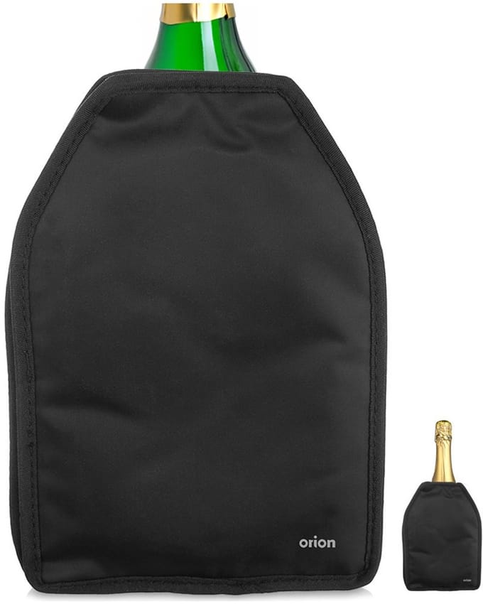 Flessenkoeler Zwart 23 cm - Wijnkoeler - Champagnekoeler - Koelelement - Koeltas