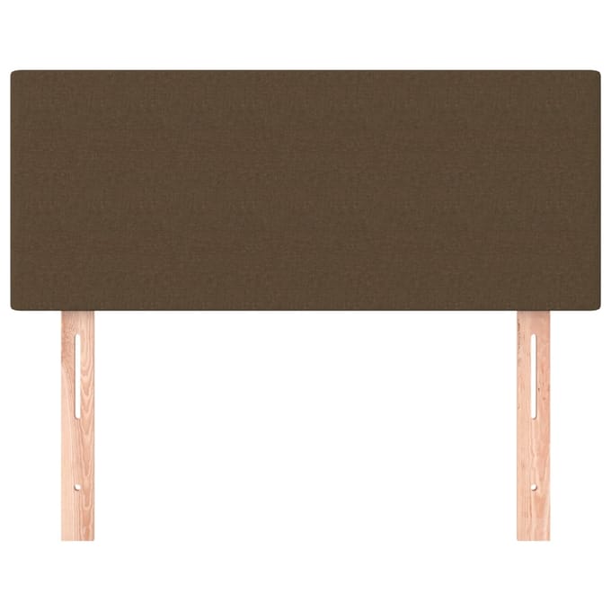 vidaXL - Hoofdbord - 80x5x78/88 - cm - stof - donkerbruin
