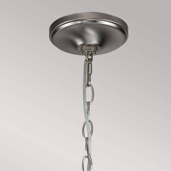 Kichler LED Kroonluchter | 12X E14 Max 40W | Dimbaar | Brushed Nickel