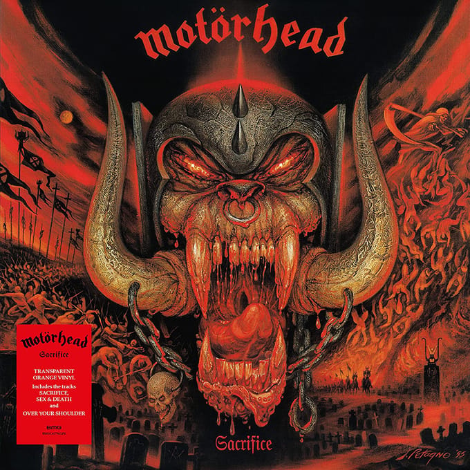 Motörhead LP - Sacrifice - voor Geen - gekleurd