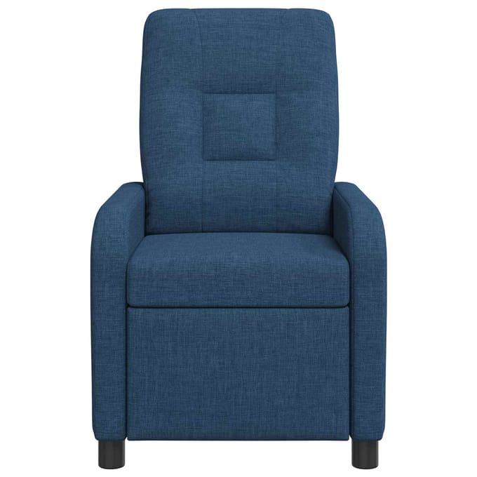vidaXL - Recliner - Blauw - Stof