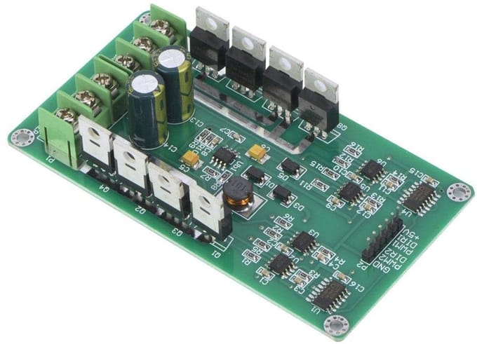 VT Goods - Dual DC Motor Driver Module - H-Bridge - Snelheidsregeling - 3~36V 10A - Voor Robot Smart Car - Compacte Aandrijfmodule