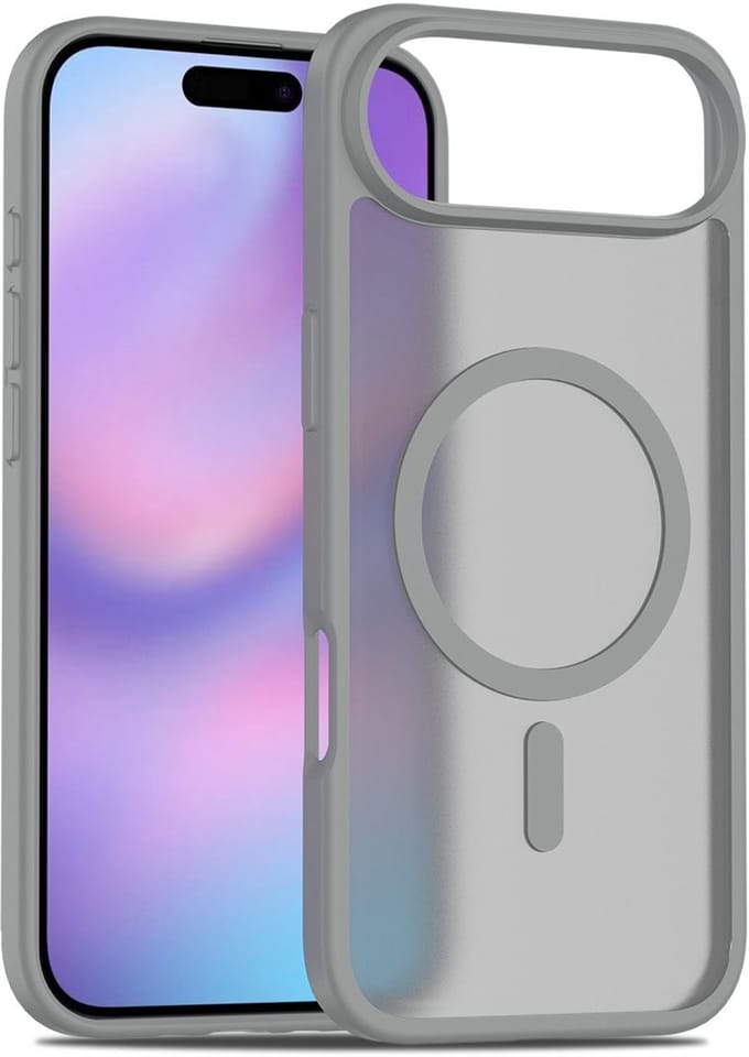 Geschikt voor iPhone Air hoesje Titanium – MagSafe Compatibel Backcover – Slank en transparant